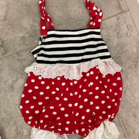 Vintage Patty Cakes Brand red & BLK Bloomer 24 mo - Picture 3 of 6